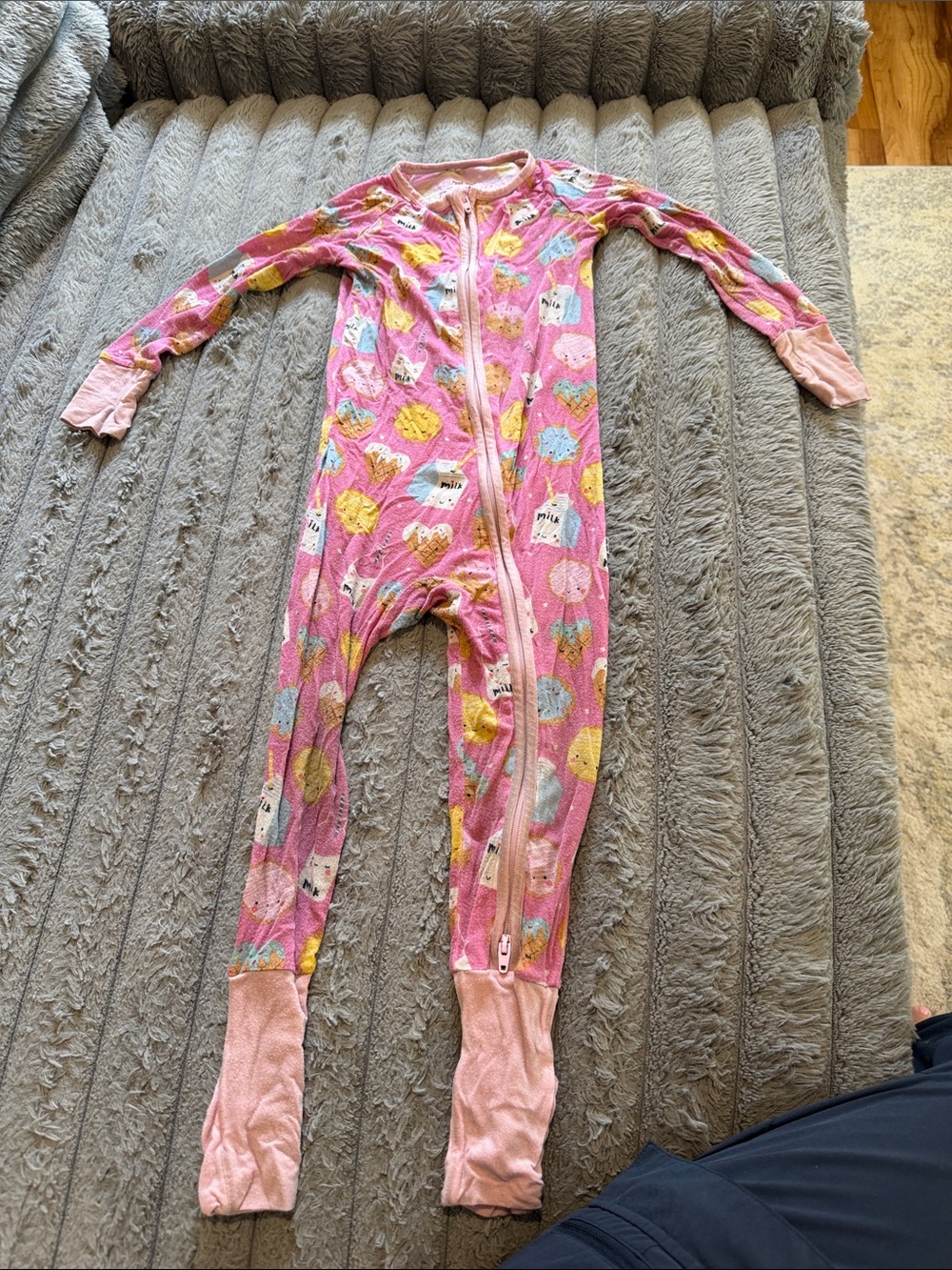Little Sleepies Pajamas Boys & Girls, Viscose from Bamboo Pajamas, 2-Way Zipper